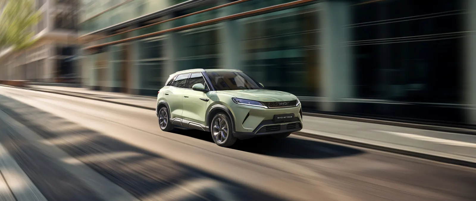 BYD ATTO 2 in der Stadt